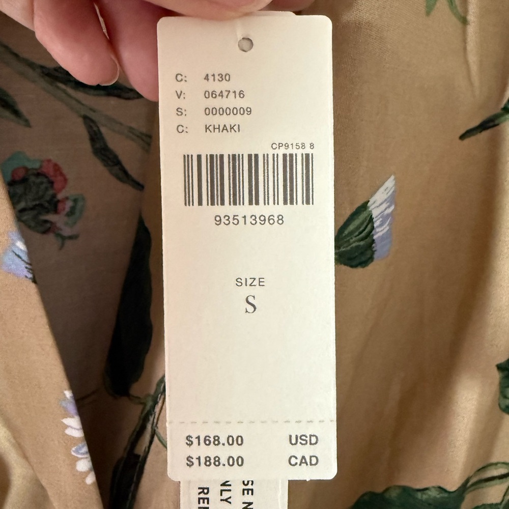 NWT 🌟 Anthropologie Somerset Khaki Maxi Dress - Picture 12 of 14